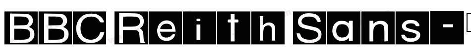 BBC Reith Sans字体转换